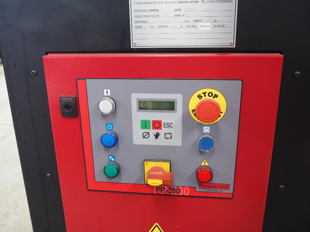 20 Ton, Nargesa #PP200, Horizontal Press Brake - Image 4