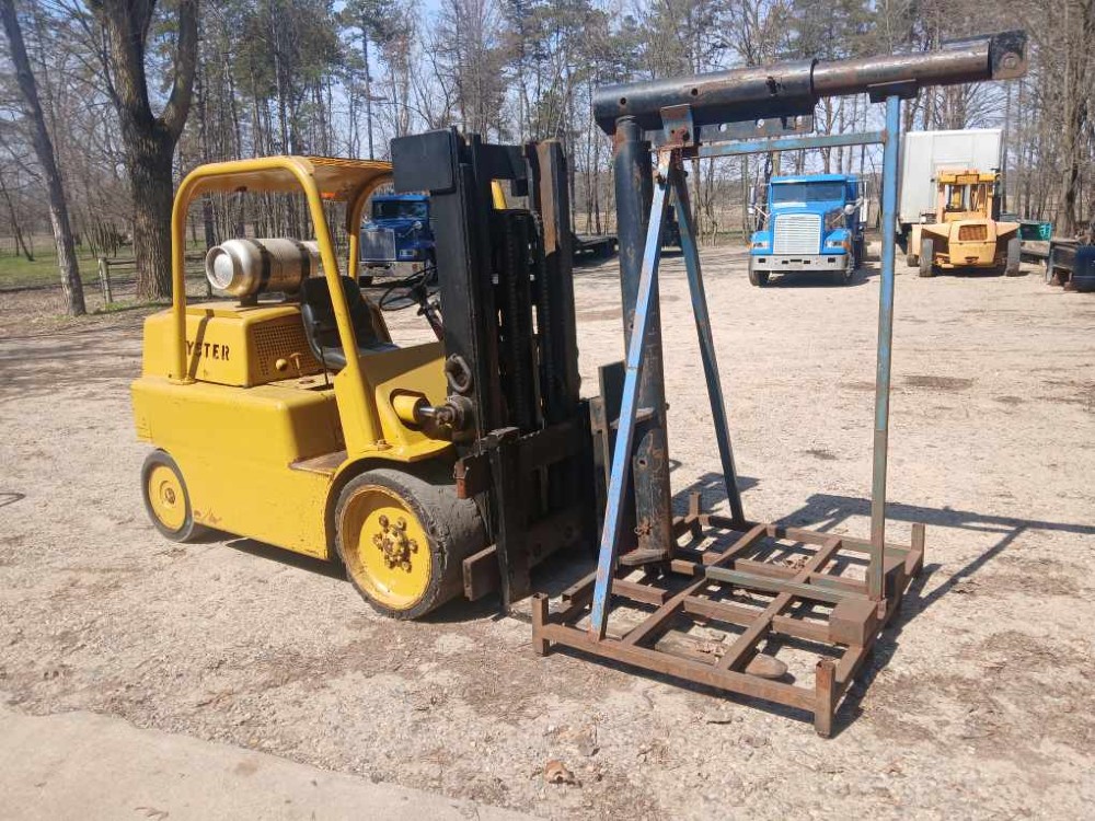 15000 lb. Hyster #S150A, Forklift with Rigging Boom - Image 5