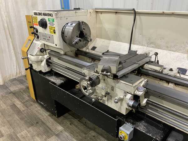 19" x 78" LeBlond #Makino, engine lathe, 12" swing over cross slide, 3 & 4-jaw 12" chuck, 2-Axis Newall - Image 2