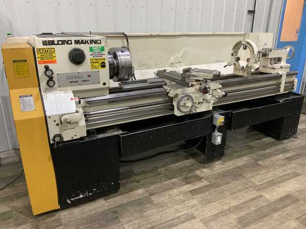 19" x 78" LeBlond #Makino, engine lathe, 12" swing over cross slide, 3 & 4-jaw 12" chuck, 2-Axis Newall - Image 3