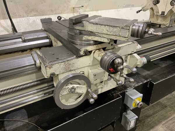 19" x 78" LeBlond #Makino, engine lathe, 12" swing over cross slide, 3 & 4-jaw 12" chuck, 2-Axis Newall - Image 7