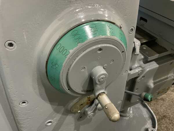 Cincinnati #3, horizontal mill, 60" x 12" table, coolant, rapid traverse, 7.5 HP, #50 NS - Image 5