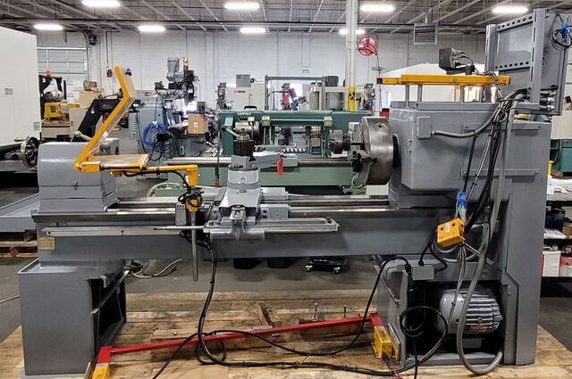 25" x 54" LeBlond #19-Regal, servo shift lathe, 15" swing over cross slide, 15.75" Bison 3-jaw chuck, 2" - Image 4
