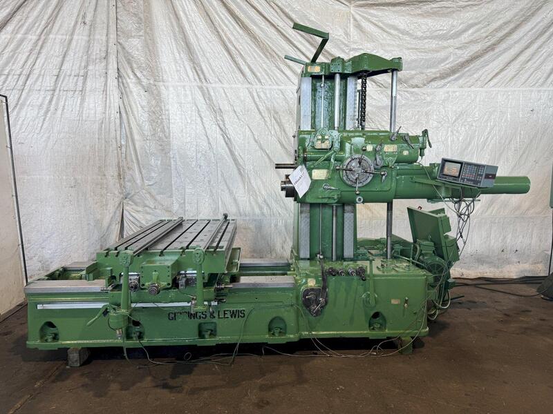 4" Giddings & Lewis #340-T, horizontal boring mill table type., 36" X, 36" Y, 60" Z, 1500 RPM, 20" spindle - Image 1