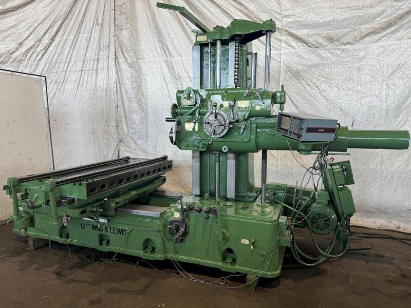 4" Giddings & Lewis #340-T, horizontal boring mill table type., 36" X, 36" Y, 60" Z, 1500 RPM, 20" spindle - Image 3