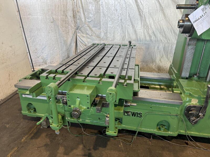 4" Giddings & Lewis #340-T, horizontal boring mill table type., 36" X, 36" Y, 60" Z, 1500 RPM, 20" spindle - Image 4
