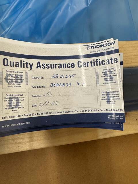 Thomson Belt Drive Linear Actuator C-2000245 - Image 2