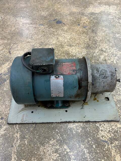 1 HP 1725 RPM Reliance Electric AC Motor 436273-WC / P56C - Image 2