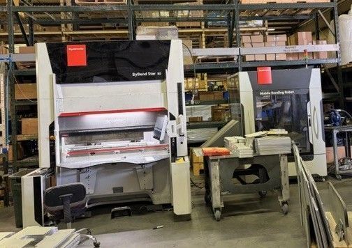 88 Ton, ByStronic #Bybend-Star-80/1530, robotic press brake, 5' overall, 61.8" between housing, 7.9" stroke - Image 1