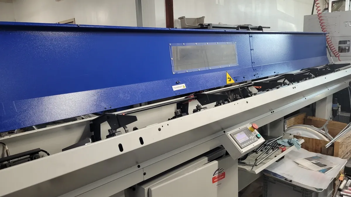 Tornos #Swiss-GT-26, CNC lathe, 1" diameter, Fanuc 31iB, 12' Iemca 325/12 sliding headstock barfeed, 2021 - Image 8