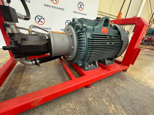 150 HP Hydraulic Power Unit, Baldor Reliance motor, 1785 RPM, hydraulic pump coupled, HYDAC Hycon Division - Image 5