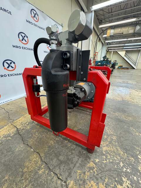 150 HP Hydraulic Power Unit, Baldor Reliance motor, 1785 RPM, hydraulic pump coupled, HYDAC Hycon Division - Image 6