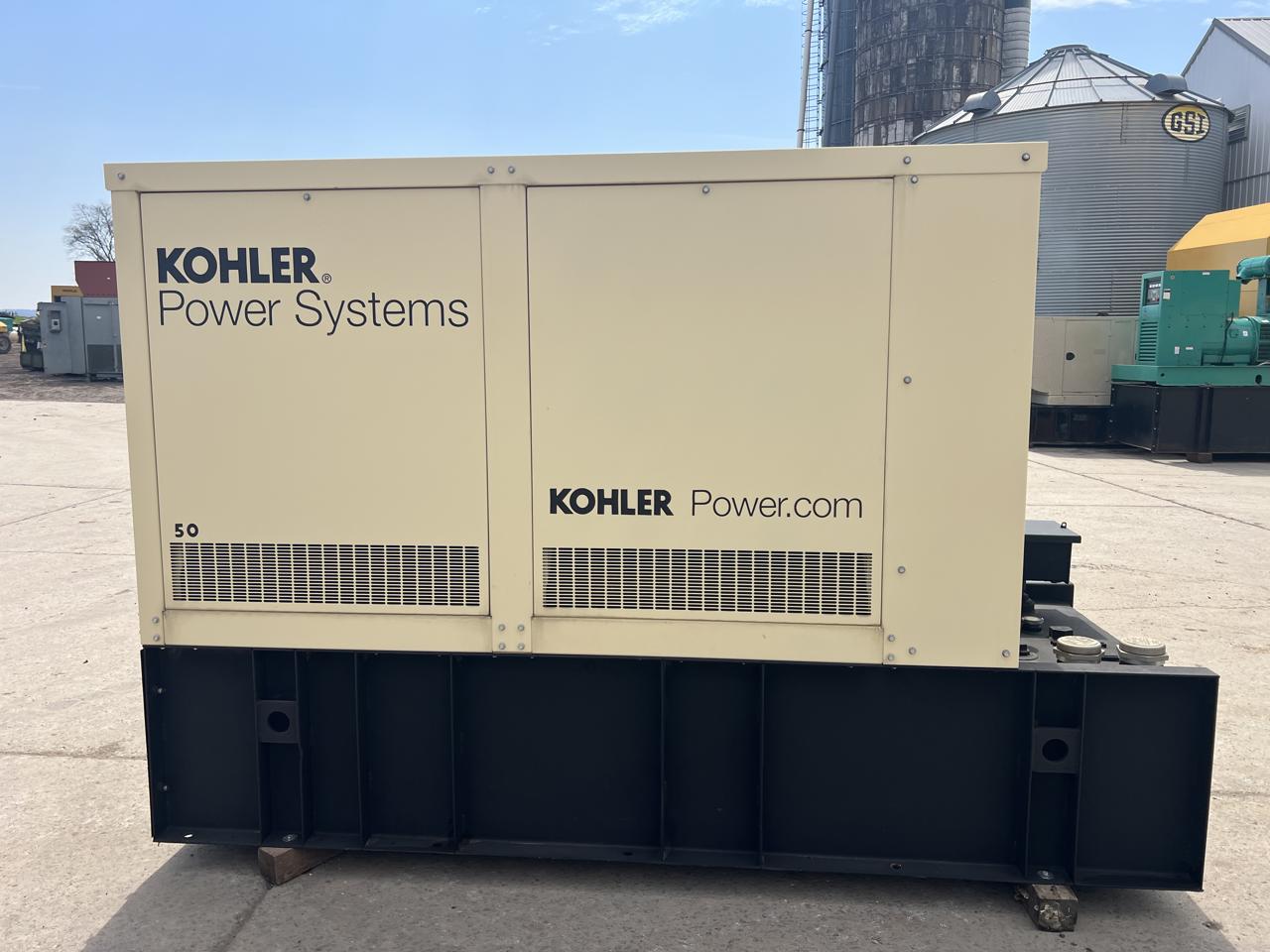 50 KW Kohler #50REOZJD, Diesel Generator Set, 2.4 liter John Deere engine, 1800 RPM, circuit breaker, 120/240 - Image 4
