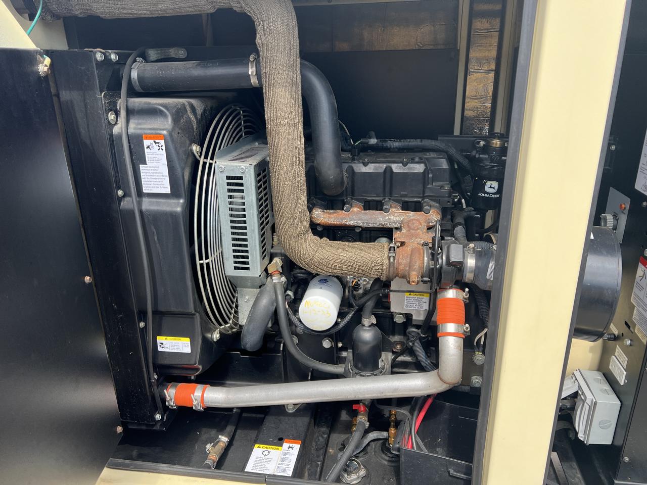 50 KW Kohler #50REOZJD, Diesel Generator Set, 2.4 liter John Deere engine, 1800 RPM, circuit breaker, 120/240 - Image 8