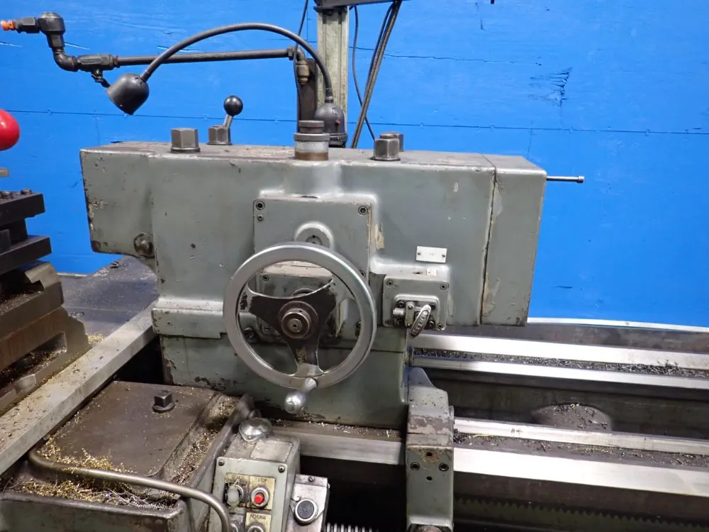 25" x 120" American A.Wyle, Lathe, 2-1/2" bore, 4 jaw 24" chuck, AccuRite Control, tailstock - Image 4