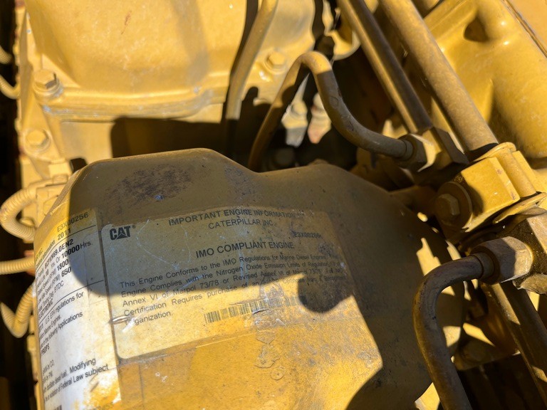 1300 HP Caterpillar #3512C, Marine Propulsion Engine Cores, Keel Cooling, 50K Hours, 2011 - Image 5