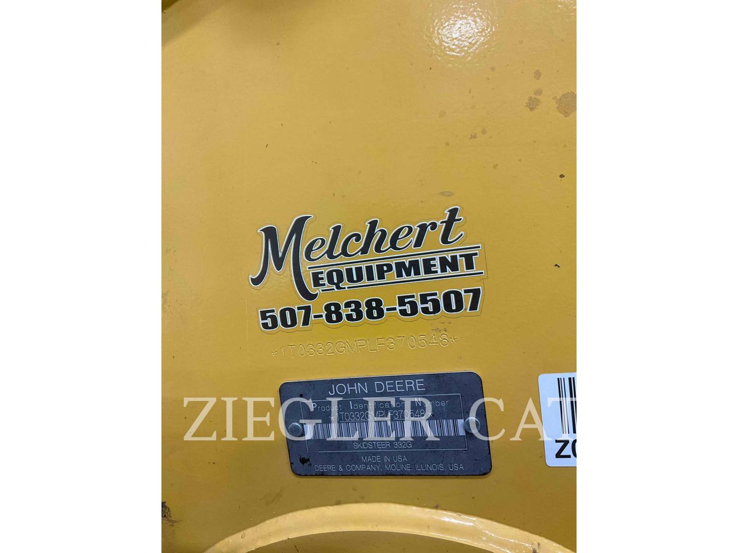 Deere & Co. 332G, Skid Steer Loader, 2551 hours, S/N: 1T0332GMPLF370548, 2020 - Image 6