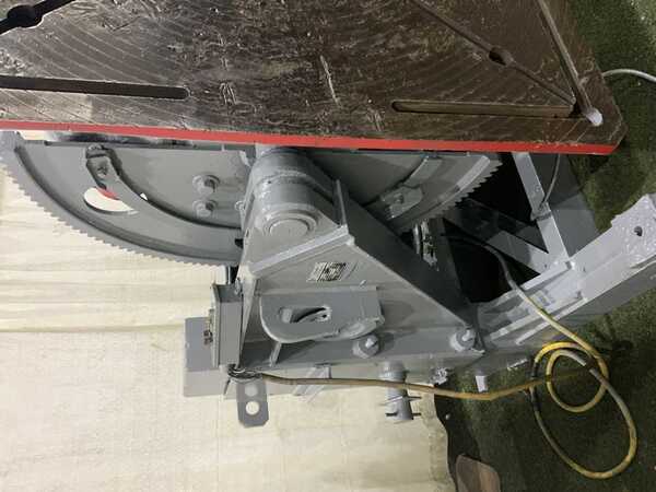 20000 lb. Ransome #200-P, welding positioner, power tilt & rotation, 135° table tilt, pendant Control, 5 HP - Image 3