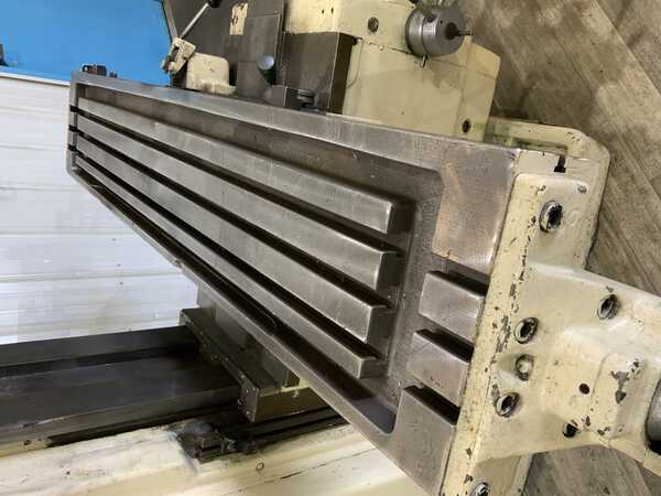Kearney & Trecker #307-S12, horizontal mill, 62-1/2" x 12" table, #50 NS, overarm support, coolant - Image 7