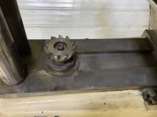 Kearney & Trecker #307-S12, horizontal mill, 62-1/2" x 12" table, #50 NS, overarm support, coolant - Image 8
