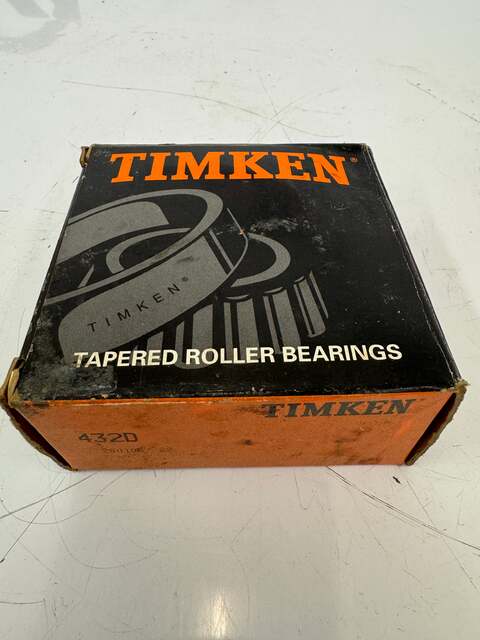 Timken 432D Tapered Roller Bearing Cup - 95.25mm OD x 50.80mm Width - New - Image 1
