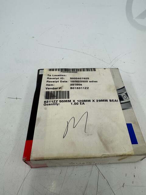 Koyo Bearing 6311ZZ 55 x 120 x 29 mm (ID x OD x Width), ZZ (Double Metal Shielded) - Image 1
