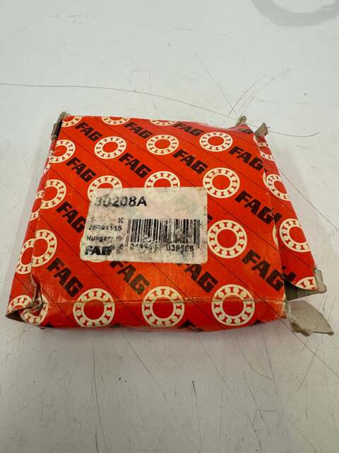 FAG 30208-A Tapered Roller Bearing - 40mm ID x 80mm OD x 19.75mm Width - New m00254 - Image 1