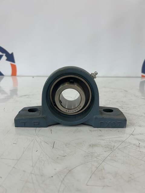 TR (TR Industrial) Pillow Block Bearing UCPX07-23 1-7/16 in. Bore, 2-Bolt, PX07 Housing - Image 1