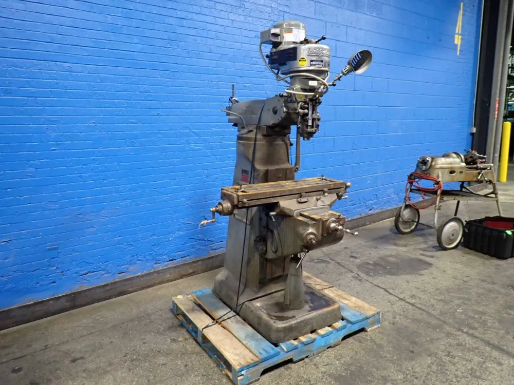 Bridgeport #07277, Vertical Mill, 9" x 32" Table, 1 HP, 200/220/460 V - Image 2