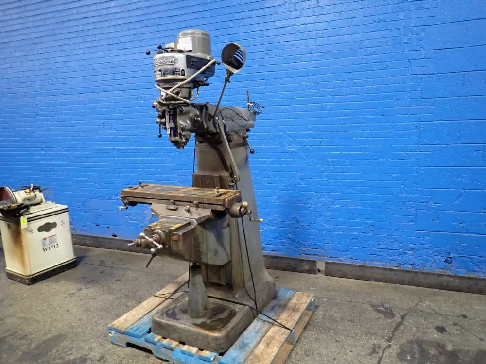 Bridgeport #07277, Vertical Mill, 9" x 32" Table, 1 HP, 200/220/460 V - Image 3