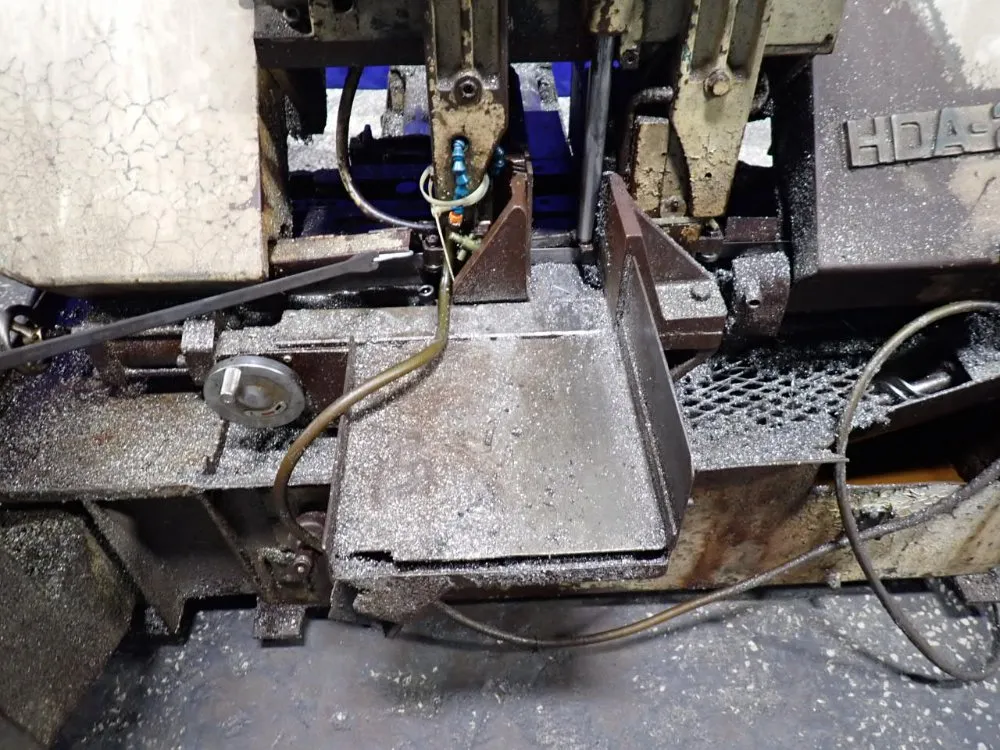 10" Amada #HFA-250, Horizontal Band Saw, w/Roller Conveyor, 230/400/460 V - Image 5