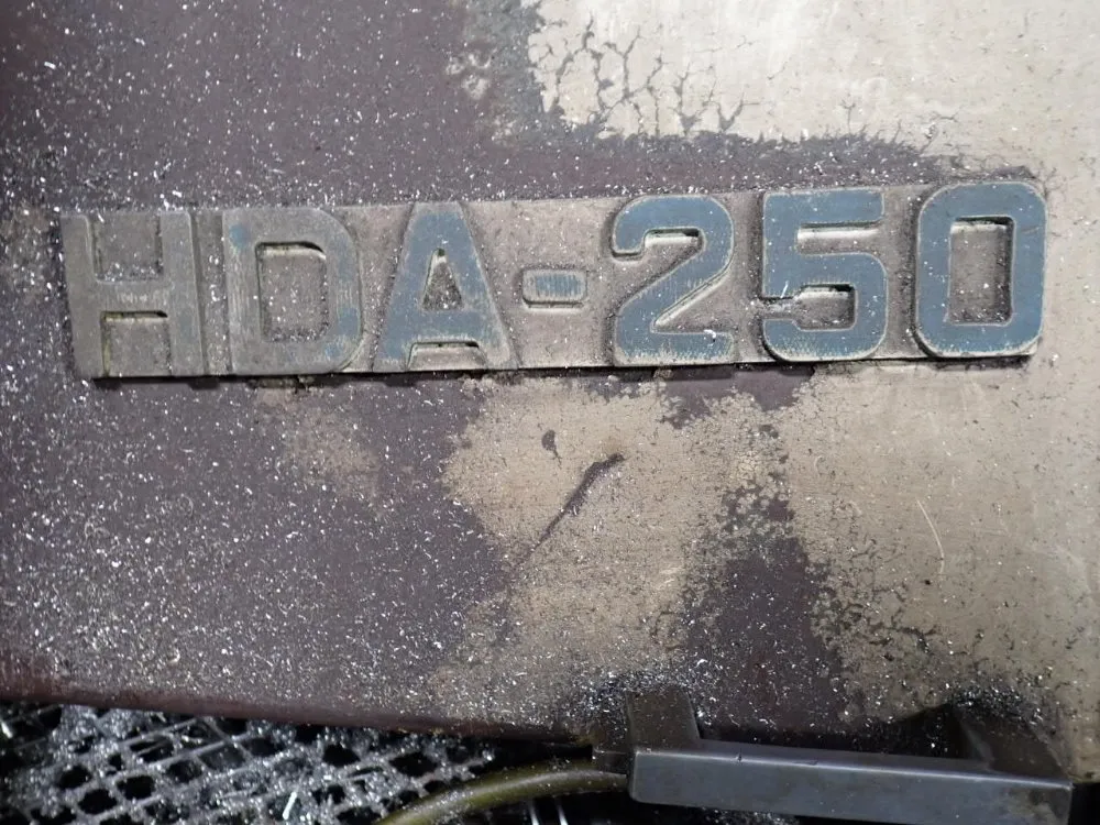 10" Amada #HFA-250, Horizontal Band Saw, w/Roller Conveyor, 230/400/460 V - Image 7