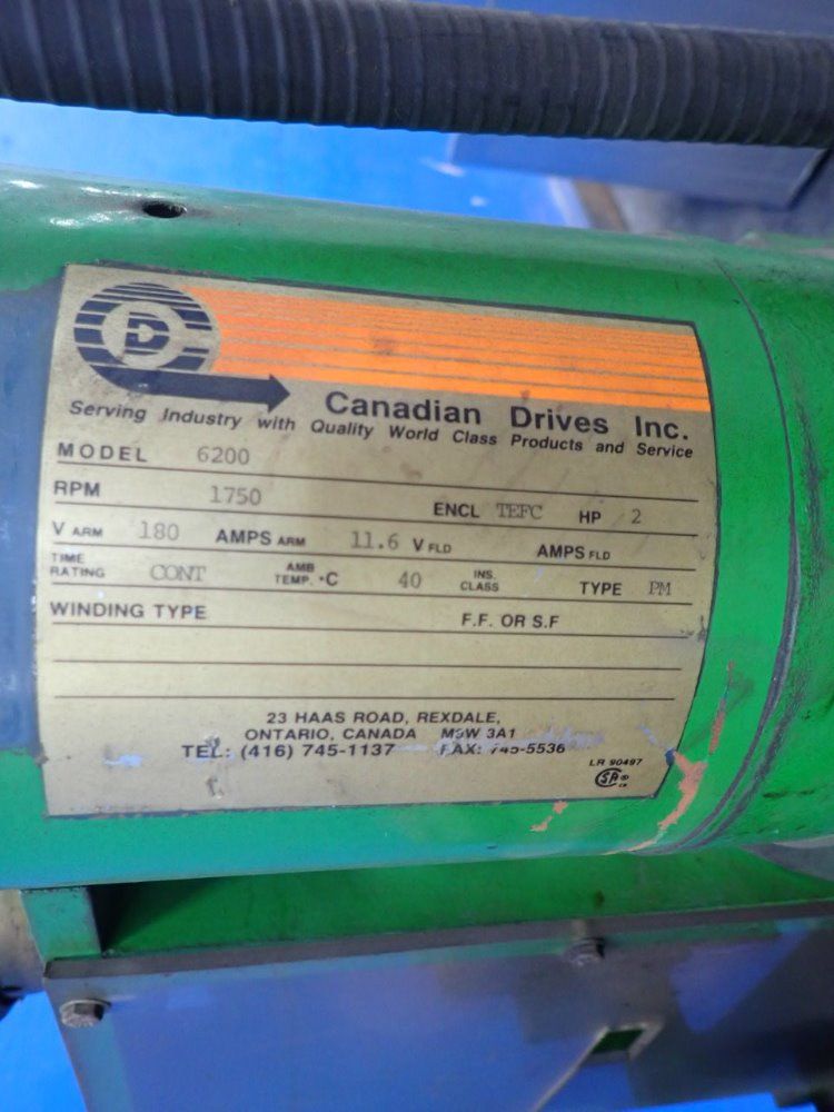 Roll Former, 8" x 74" capacity, 2 HP, 1750 RPM, 180 V - Image 10