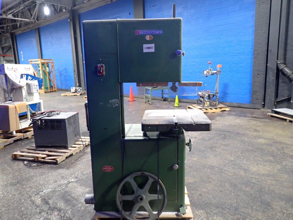 7" Powermatic #81, Vertical Band Saw, 1/8" Blade, 24" x 24" Table, 8.5" Height capacity, 2 HP, 125-600 V - Image 4