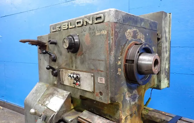 24" x 100" LeBlond, Lathe, w/Tail Stock & Tool Post, 2" Bore, 30 Amps, 230 V - Image 8