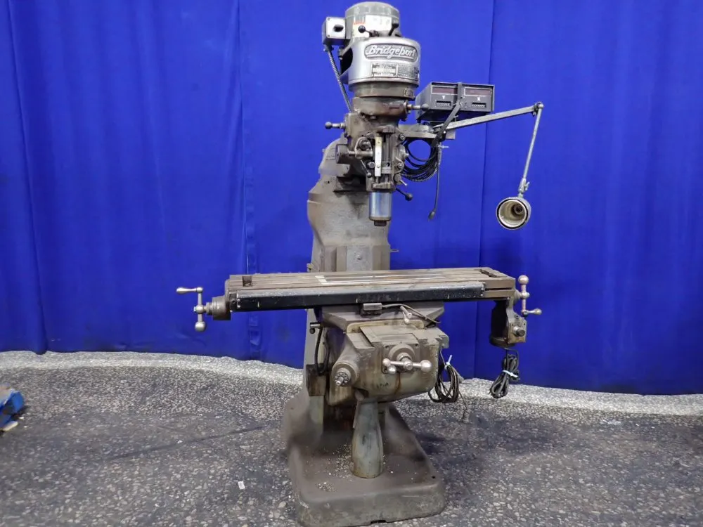 Bridgeport, Vertical Mill w/DRO, 9" x 42" Table, 1 HP, 1730 RPM, 230/460 V - Image 1