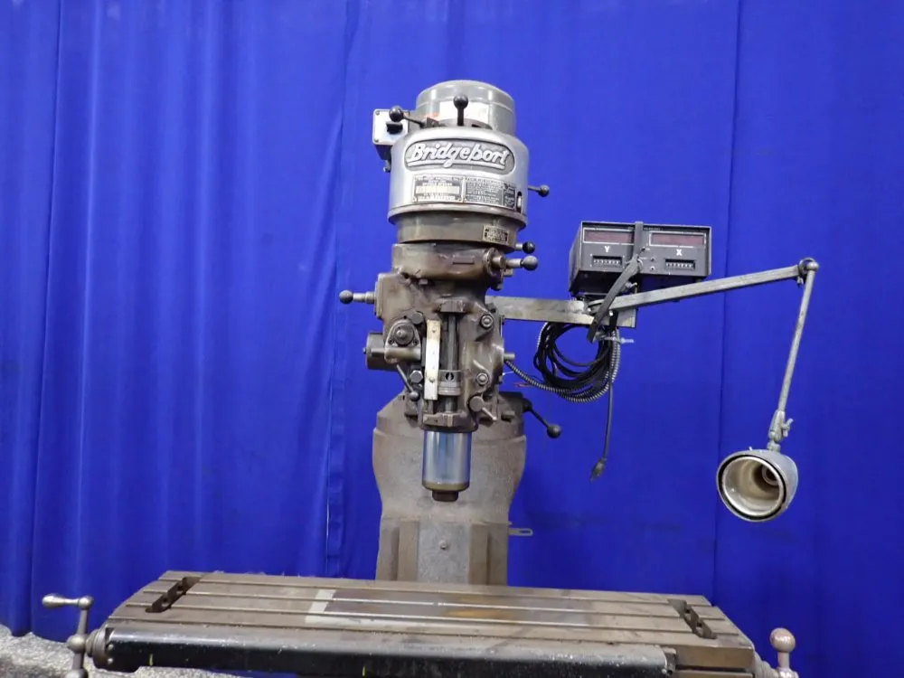 Bridgeport, Vertical Mill w/DRO, 9" x 42" Table, 1 HP, 1730 RPM, 230/460 V - Image 3
