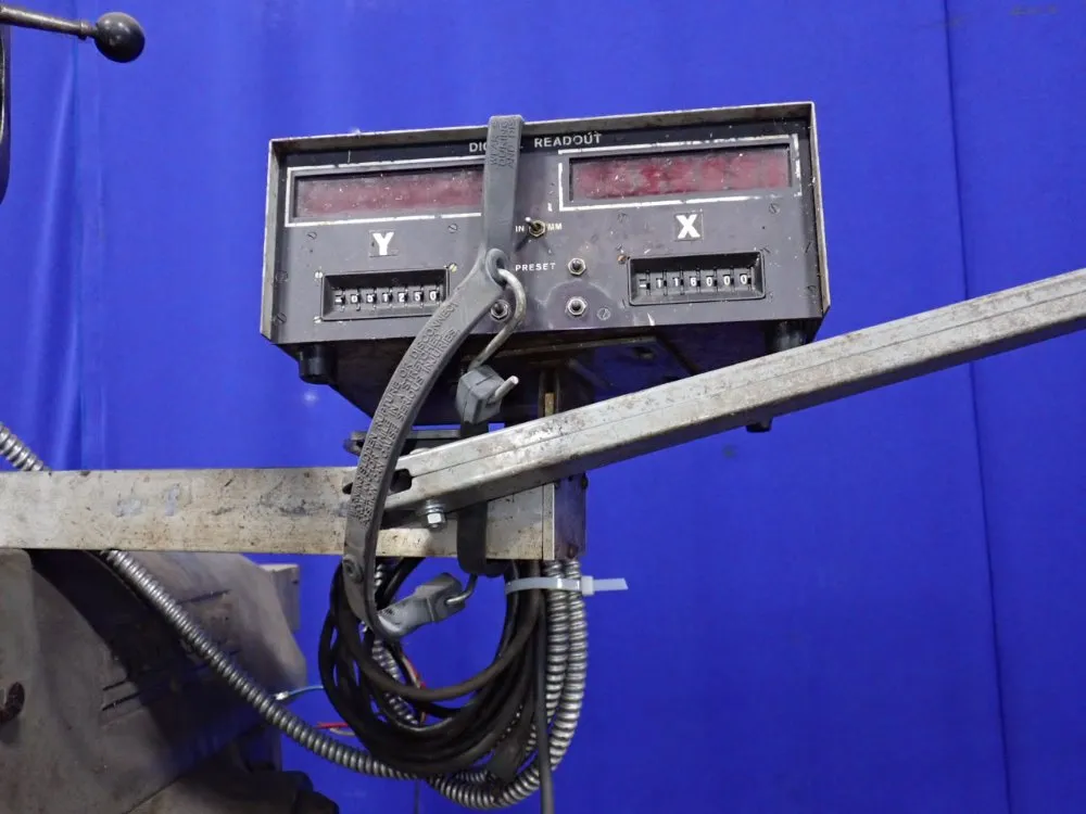 Bridgeport, Vertical Mill w/DRO, 9" x 42" Table, 1 HP, 1730 RPM, 230/460 V - Image 7