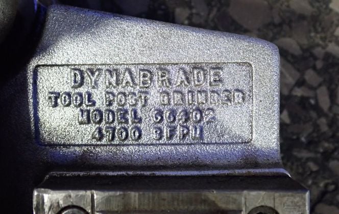 Dynabrade #66402, Tool Post Grinder, 4700 SFPM, 7200 RPM - Image 2