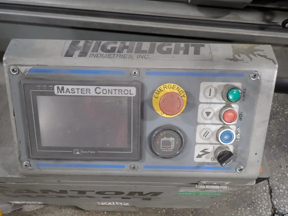 Highlight Industries #FR-1000, Fantom Robot Stretch Wrapper, 4" x 21" capacity, 120 V, 2010 - Image 3