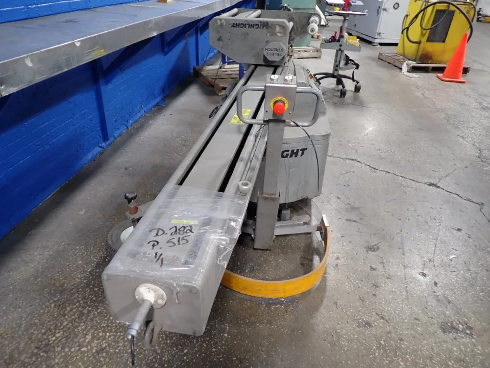 Highlight Industries #FR-1000, Fantom Robot Stretch Wrapper, 4" x 21" capacity, 120 V, 2010 - Image 7