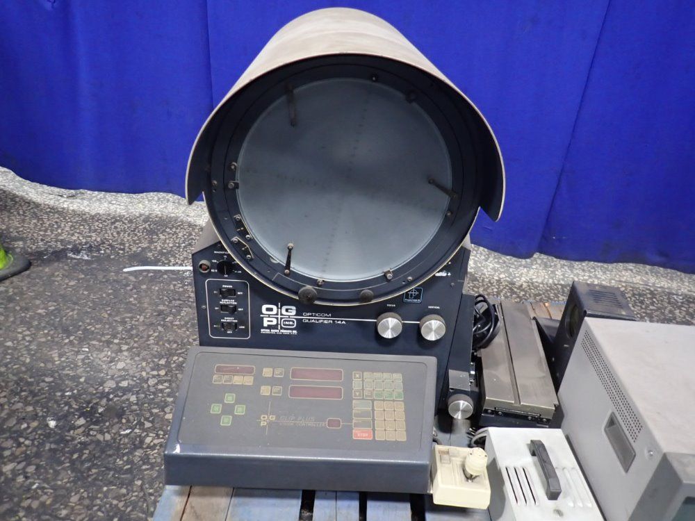 14" Optical Gaging Products Inc #OQ-14A, Optical Comparator, w/Illuminator & Video Monitor, 720 Watts, 115 V - Image 3