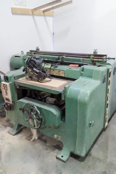 36" x 8" Baxter Whitney #S-290, Single-Sided Planer, Helical Cutterhead, 40 HP, 3510 RPM, 30-90 FPM, w/ - Image 2