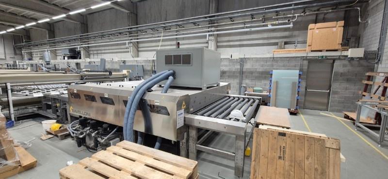 Bavelloni #HW2200, Horizontal Glass Washer & Dryer, 2200 mm (87" ) Max Width, 150 x 300 mm Min., 3-40 mm - Image 1