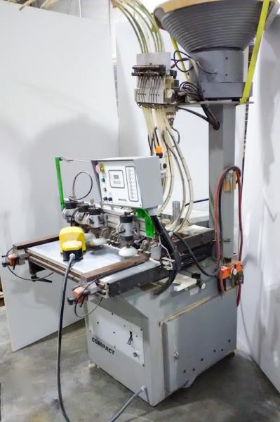 Biesse #Polymac-FSE, Semi-Auto Bore, Glue & Dowel Inserter, 21-Spindle, 8-10 mm Dowel, 25-50 mm L, 32 mm - Image 2