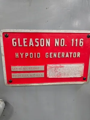 Gleason #116, Semi-Automatic High-Speed Hypoid Generator, 18" gear diameter - Image 8