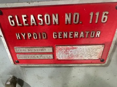 Gleason #116, Semi-Automatic High-Speed Hypoid Generator, 18" gear diameter - Image 8