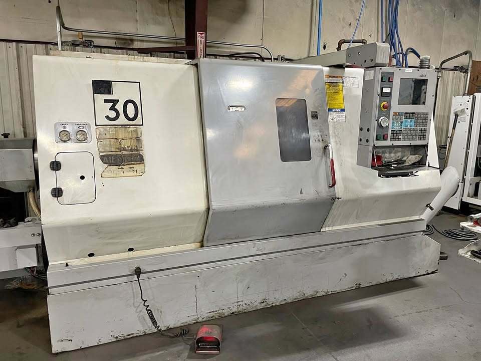Haas #SL-30TB, 2-Axis CNC Lathe, 30" swing, 39" machining length, 16" turning diameter, 15" chuck, 4" bar, 30 - Image 1
