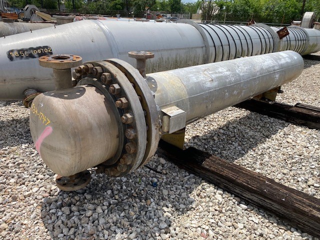416 sq.ft., 150/FV psi shell, 150/FV psi tubes, Alaskan Copper Works, Stainless steel shell and tube heat - Image 1