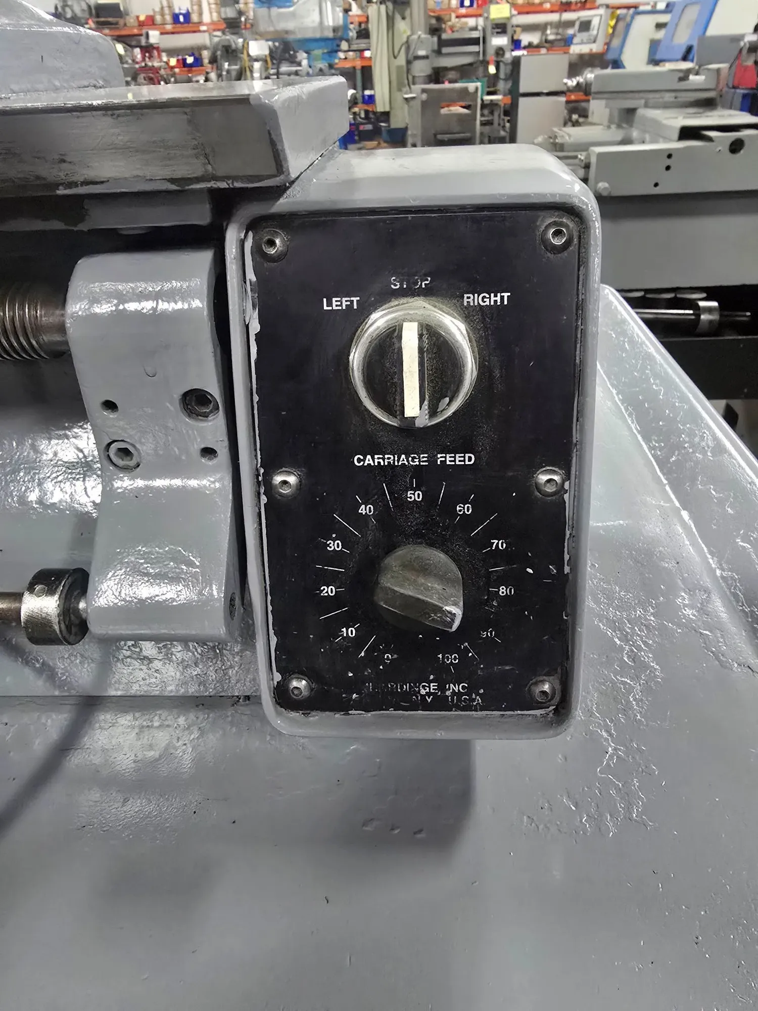 11" x 18" Hardinge #HLV-H, Wide Bed Tool Room Lathe, 5.75" swing over cross slide, 1.5 HP, 3000 RPM (2 - Image 8